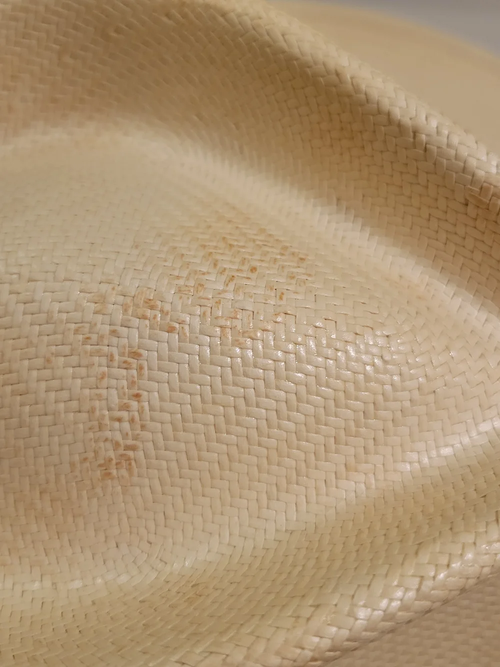 Beaver Hats 6X Shantung Straw Western Hat with Black Band - Cream 6 3/4